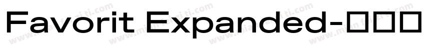 Favorit Expanded字体转换